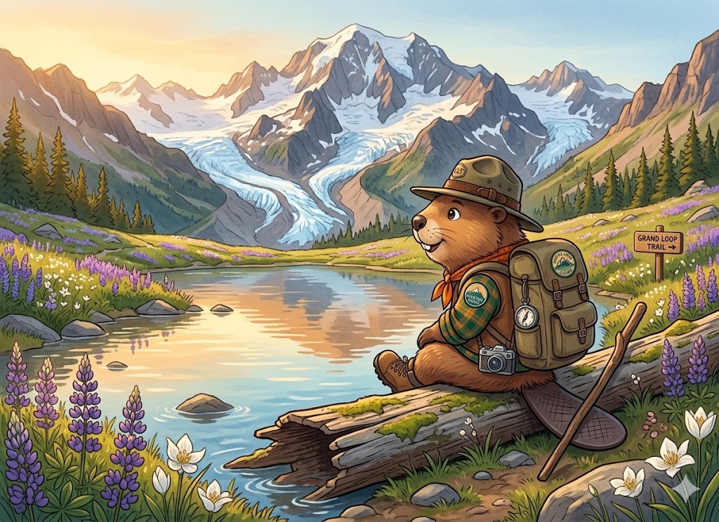 Bob writing in journal